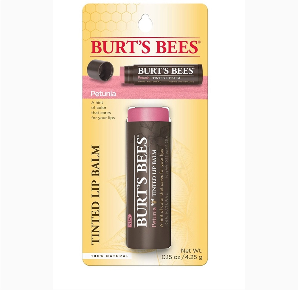 Burt’s bees tinted lip balm